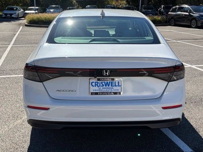 2025 Honda Accord Sedan 1.5T LX