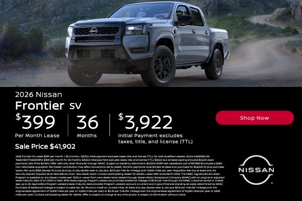 2026 Frontier SV