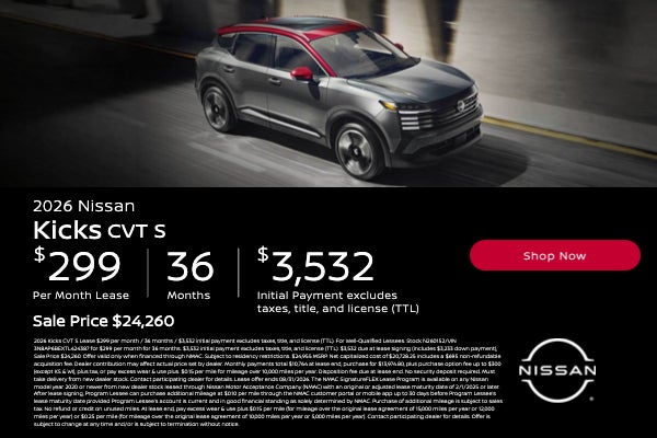 2026 Kicks CVT S